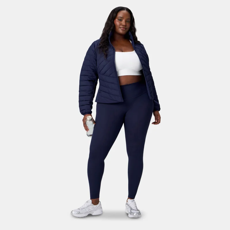 Fabletics Blue Women's The No-Seam PureLuxe TLC Training Leggings for Women | Best Price UAE