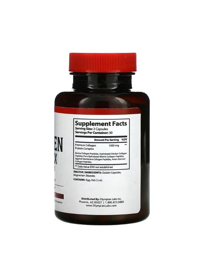 Olympian Labs Collagen Complex Type I II III V X 90 Capsules  - Image 2