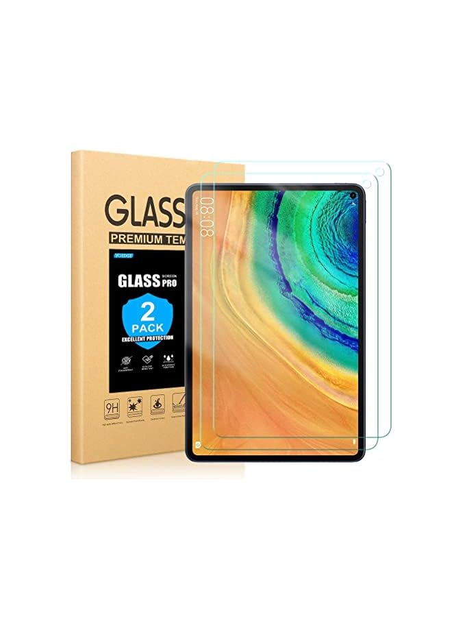 erorex Pack] SASOLINE Screen Protector Compatible with Huawei MatePad Pro 10.8 2021, Scratch Resistant HD Transparent 9H Hardness Tempered Glass Flat Protective Film (MatePad Pro 10.8 (2021), Clear) - Image 2