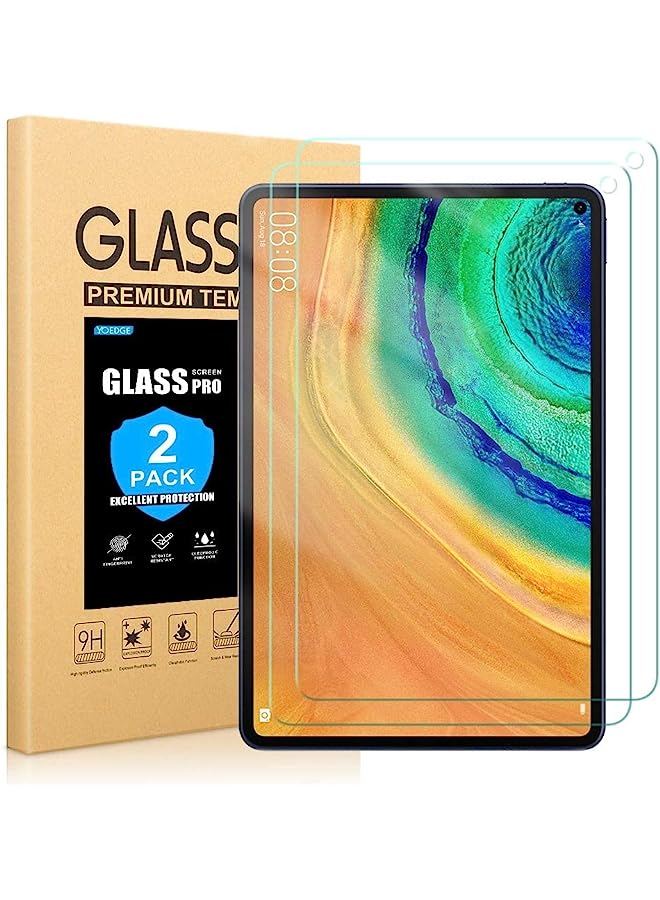 erorex Pack] SASOLINE Screen Protector Compatible with Huawei MatePad Pro 10.8 2021, Scratch Resistant HD Transparent 9H Hardness Tempered Glass Flat Protective Film (MatePad Pro 10.8 (2021), Clear) - Image 1