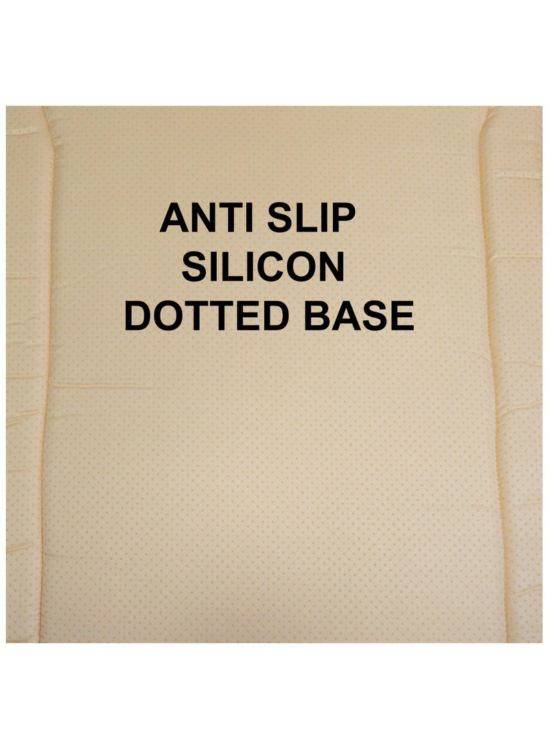 فابينني سجادة صلاة للأطفال 60×95 سم، سجادة صلاة من إسفنج الذاكرة للبنات على شكل قبة بتصميم ثلاثي الأبعاد ملون وشرابة، سجادة صلاة خفيفة الوزن غير قابلة للانزلاق للأطفال، سجادة هدايا، لون سماوي/وردي - Image 4