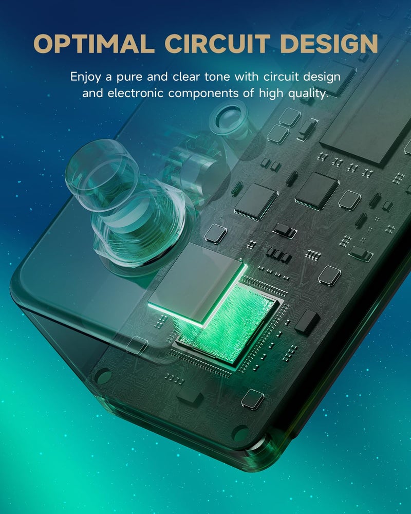 Donner Reverb Guitar Pedal, Verb Square Digital Reverb 7 Modes Room, Hall, Church, Spring, Plate, Studio, Mod, True Bypass - Image 5