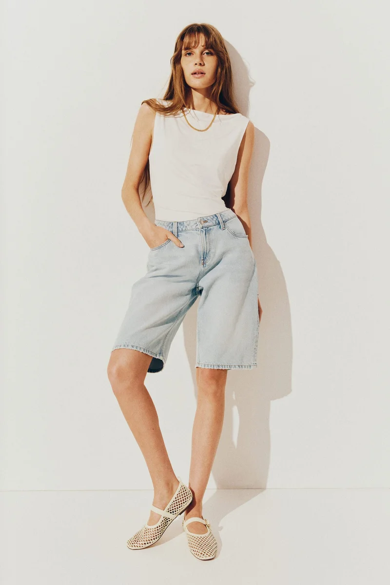 H&M Bermuda Regular Denim shorts