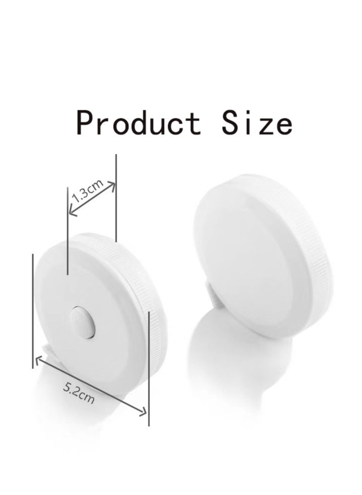 Generic Tape measure 60 inches 1.5 meters for body fabric measurement, retractable soft sewing tape measure for fabric tailoring knitting craftsmanship, double sided scale for weight loss,  - Image 2