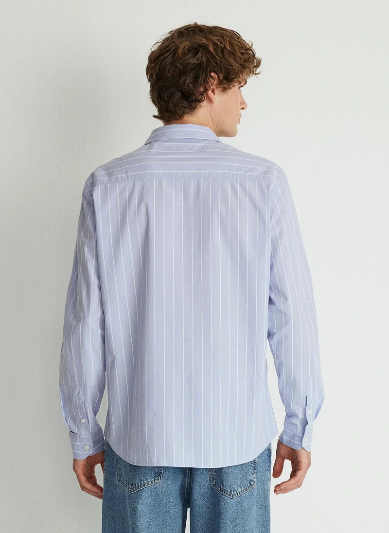 MAVI Striped Purple Shirt