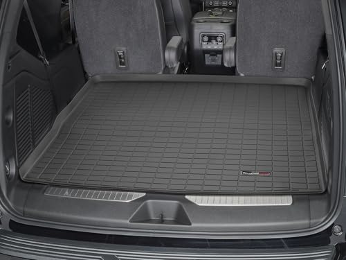 WeatherTech Cargo Trunk Liner for Cadillac EscaladeV Escalade Tahoe Behind 2nd Row 401385 Black - Image 3