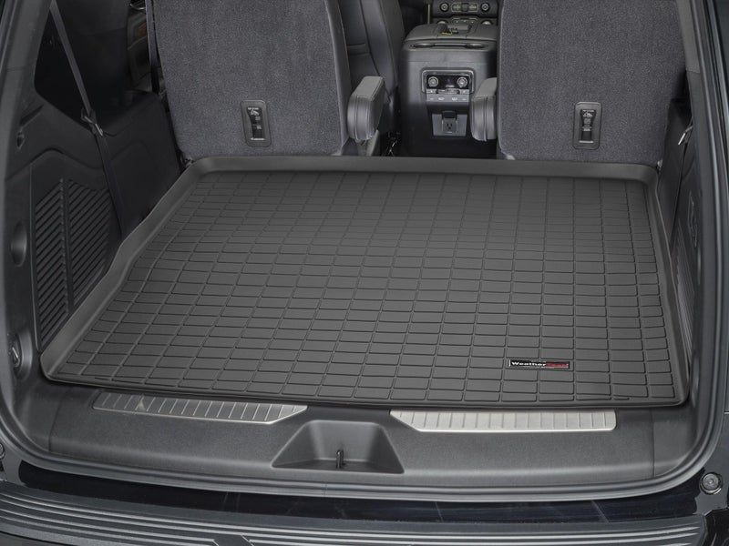 WeatherTech Cargo Trunk Liner for Cadillac EscaladeV Escalade Tahoe Behind 2nd Row 401385 Black - Image 4