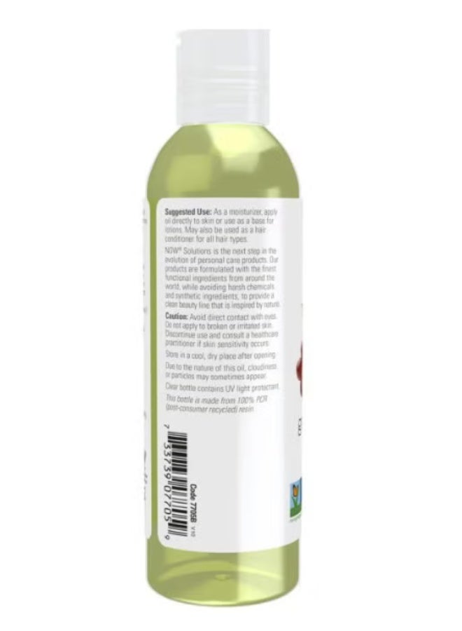 NOW  Grapeseed Oil 118ml – Lightweight Silky Moisturizer for Sensitive & All Skin Types - Image 2