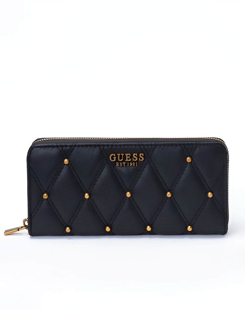 GUESS Guess Black Quilted Wallet For Women  - Image 1