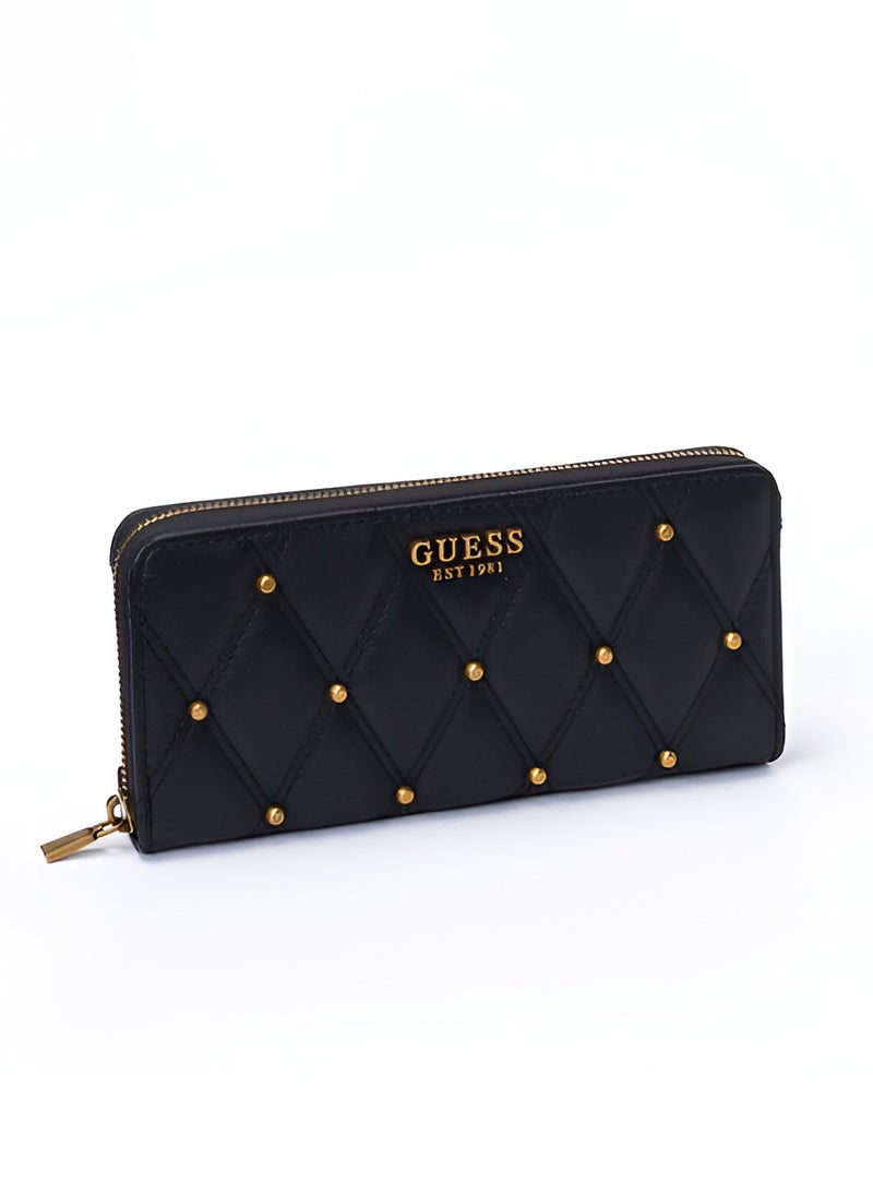 GUESS Guess Black Quilted Wallet For Women  - Image 2