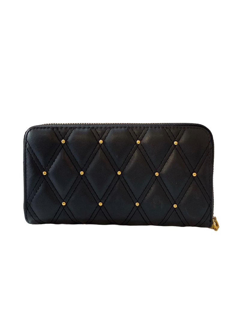 GUESS Guess Black Quilted Wallet For Women  - Image 3