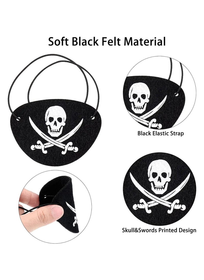 5 Piece Pirate Blinder Eye Patches