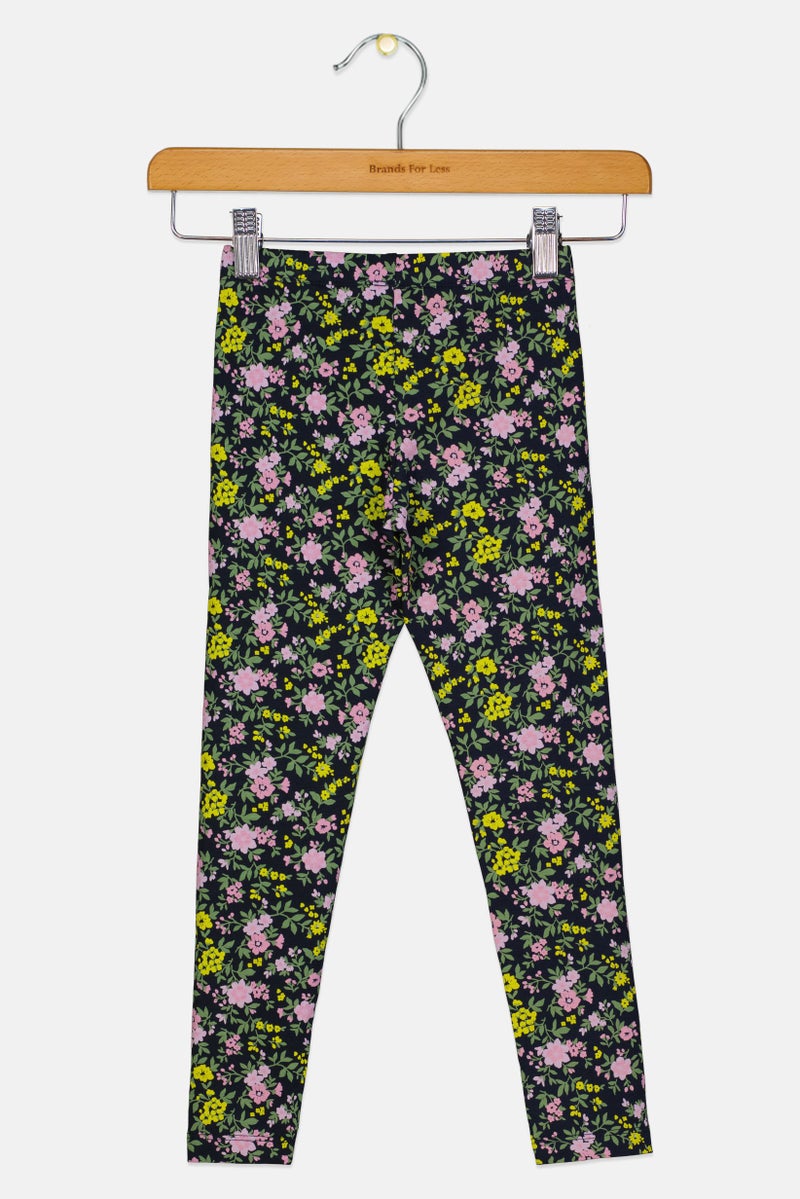 NAME IT Basic Needs by Name It Toddlers Girl Floral Pattern Leggings, Multicolor - Image 2