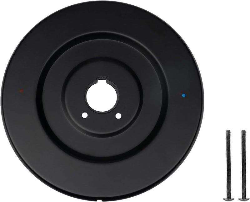 FIMXSD Escutcheon Replacement for Moen 16090 Chateau Collection, Shower Handle Cover Plate for One-Handle Tub and Shower Faucets (Black) - Image 1