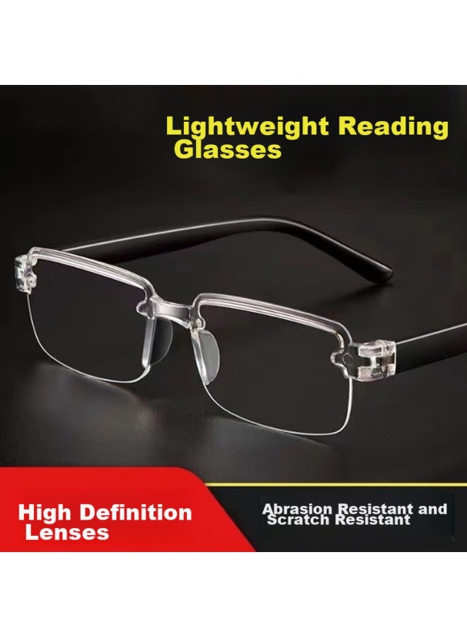 YIDUN Yishun Reading Gl For Men, High-definition Comfortable Presbyopic High-end Gl For Middle-aged And Elderly Women, 400 Degrees - Image 1