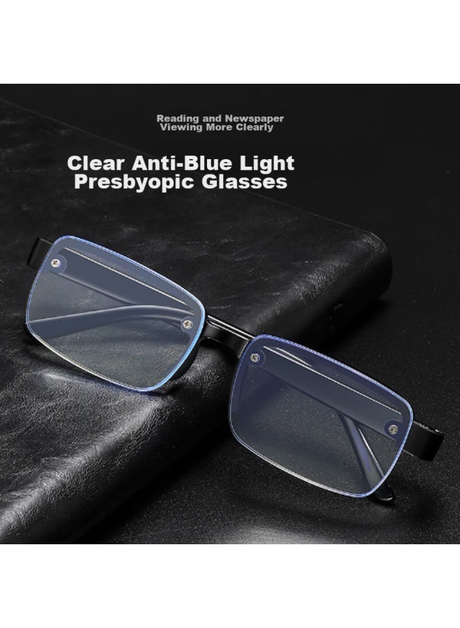 YIDUN Yishun Reading Gl For Men, High-definition Comfortable Presbyopic High-end Gl For Middle-aged And Elderly Women, 400 Degrees - Image 2