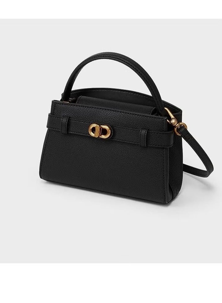 Charles & Keith Metal Buckle Strap Tote Shoulder Bag - Image 2