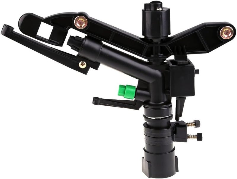 APPSTER 360° Rain Gun Sprinkler Nozzle Spray Head for Garden Irrigation Lawn Farm Agriculture Plant Watering Rotating Rocker Arm Sprinklers Mist Sprayer (1" Female Thread) - Image 1