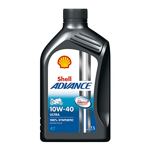 Shell Advance Ultra 4T 10W-40 API SN Fully Synthetic Motorbike Engine Oil (1 L) - Image 1