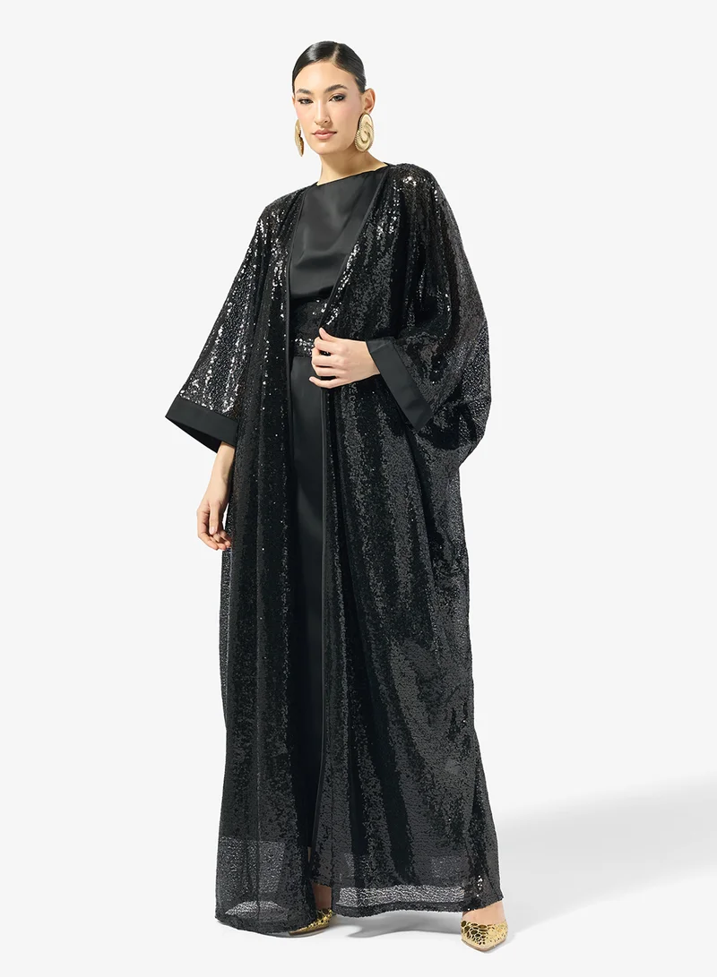 Golden Apple Sequin Abaya