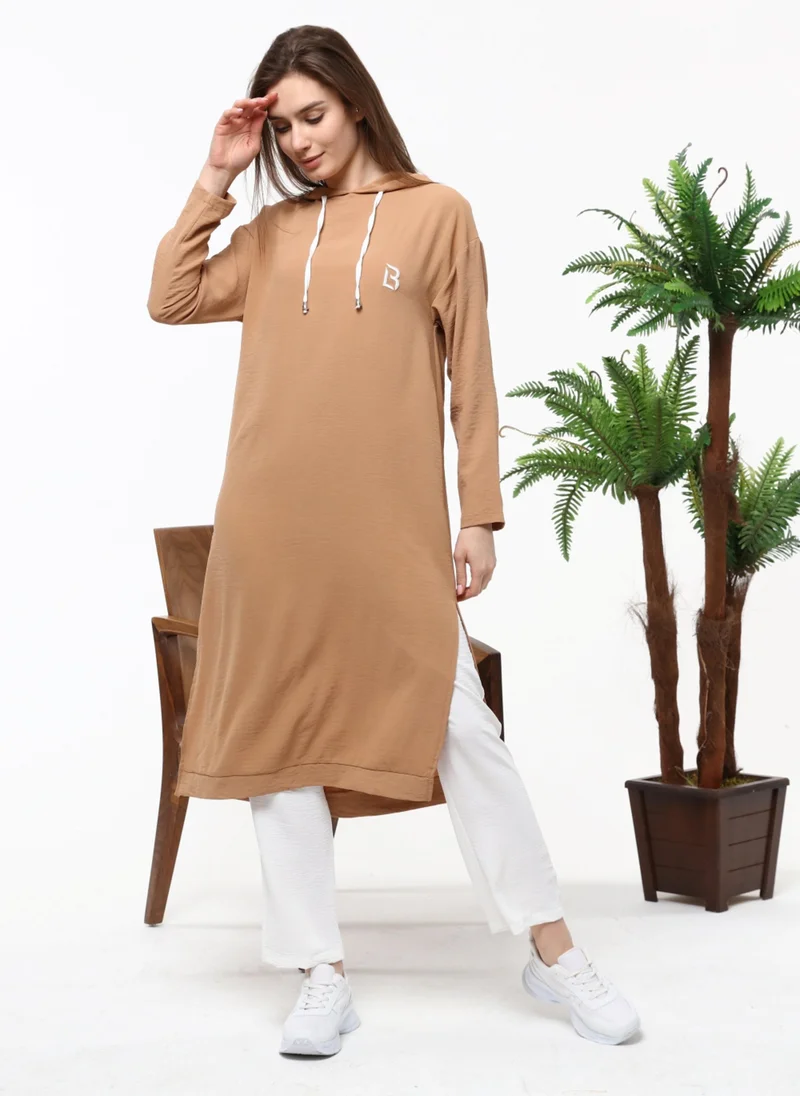 Bwest Beige - Hooded collar - Suit - Bwest