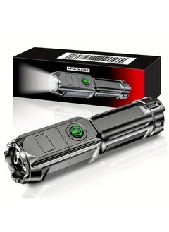QUALITY Super Bright Zoomable Flashlight Torch, Portable Multi-Functional, Telescopic Zoom For Outdoor Home Use  - Image 1