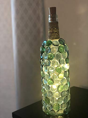 Reyox 20 LED Wine Bottle Cork Lights Copper Wire String Lights 2M Battery Operated Wine Bottle Fairy Lights Bottle IY Christmas Wedding Party Pack of 6 - Image 3