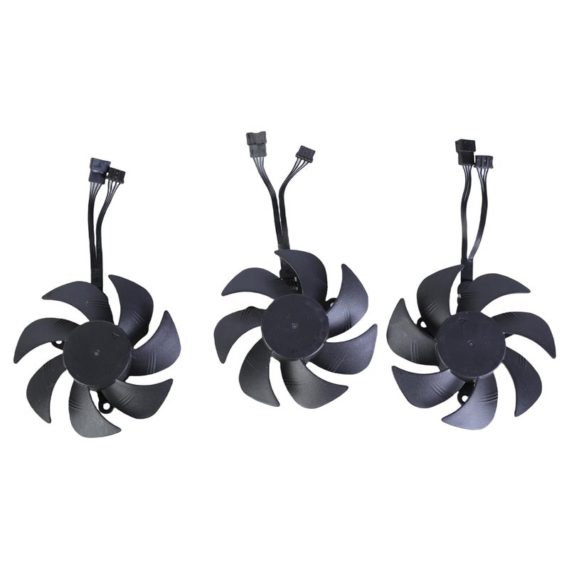 GPU Fan Efficient Cooling Fan with 4Pin Connection for RTX3060 Quiet Effective Heat Dissipation PLD08010S12H Efficient GPU Cooling Solution - Image 5
