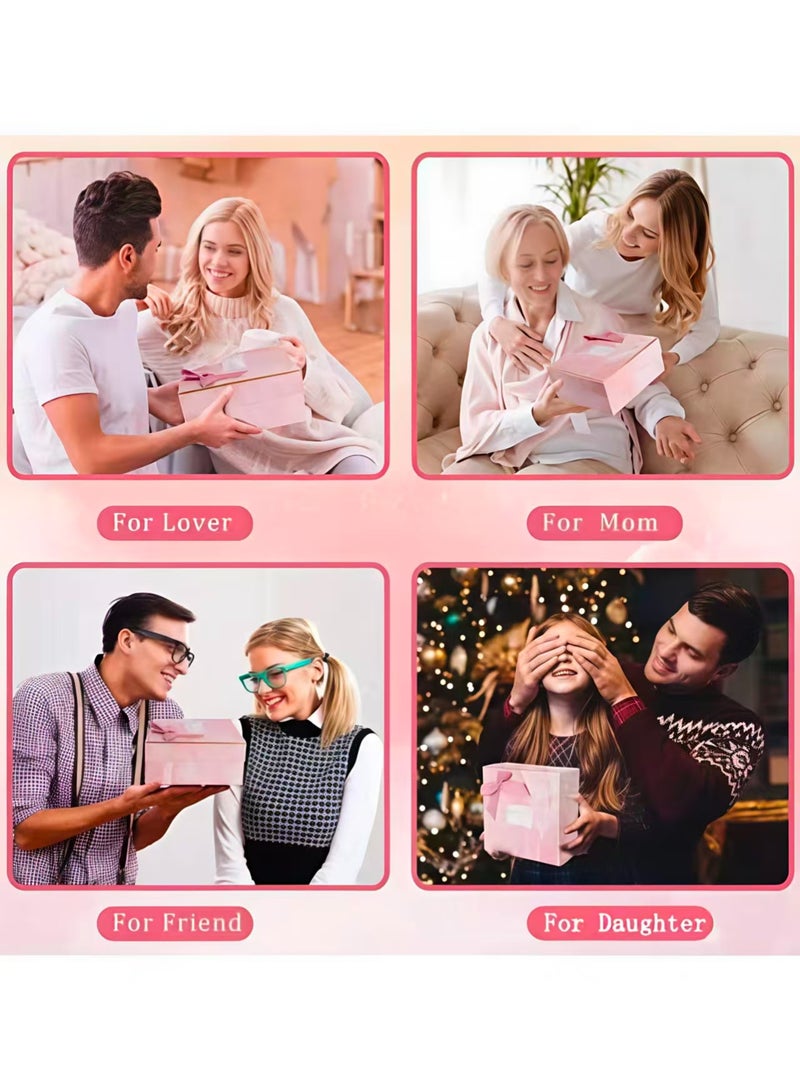 ChenDa Gift Basket for Women – Birthday, Mother's Day & Other Occasions Gift Set, Pink Gift Basket Set, Unique Gift for Women, Gifts for Mom, Sister, Wife, Daughter, Coworker, Teacher, Nurse and more - Image 4