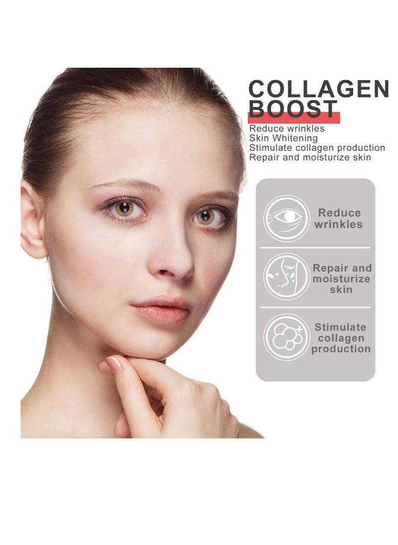EELHOE - Collagen Boost Anti-aging Serum, Fast Absorbing Dark Spot Corrector Face Essence, Safe And Effective Anti Wrinkle Serum, Skin Care Liquid For Dark Spots Wrinkles And Acne Removal - Image 1