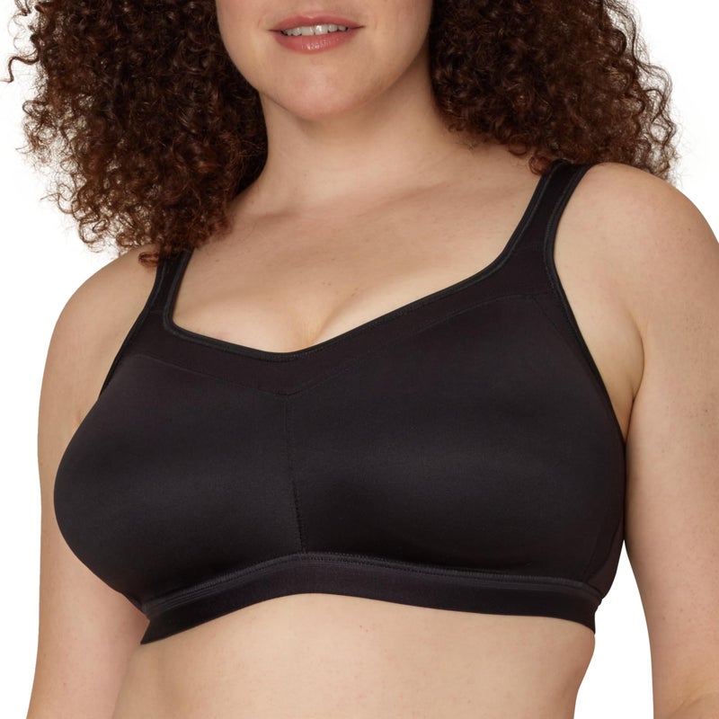 Playtex womens 18 Hour Active Breathable Comfort Wireless Us4159 Bras, Real Black, 36C US - Image 1