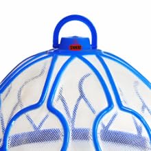SNKM SNKM Premium Series Plastic Mesh Food Cover Dome with Hanging Hook Big Round Net for Kitchen | Insect Proof Dining Tables Food Covers (Teal Green, Large Size, 32 CM/12.5 Inch, Pack of 1)  - Image 5