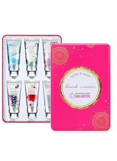 BODY & EARTH BODY & EARTH Hand cream for women,Hand Cream Gift Set Hand Lotion Gift Set for Women 6 Pcs Travel Mini Size Hand Cream for Dry Hands with Shea Butter and Glycerin (6x1.0 oz)  - Image 1