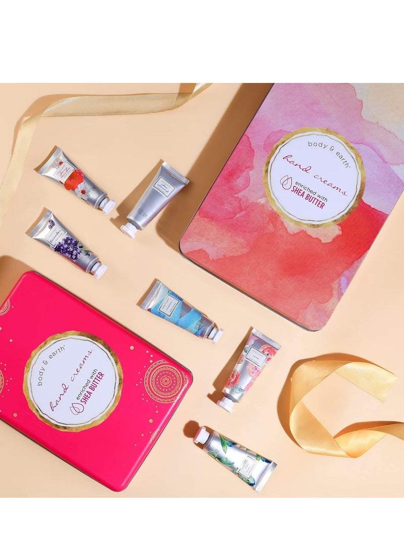 BODY & EARTH Hand cream for women,Hand Cream Gift Set Hand Lotion Gift Set for Women 6 Pcs Travel Mini Size Hand Cream for Dry Hands with Shea Butter and Glycerin (6x1.0 oz) - Image 2