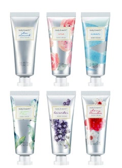 BODY & EARTH BODY & EARTH Hand cream for women,Hand Cream Gift Set Hand Lotion Gift Set for Women 6 Pcs Travel Mini Size Hand Cream for Dry Hands with Shea Butter and Glycerin (6x1.0 oz)  - Image 4
