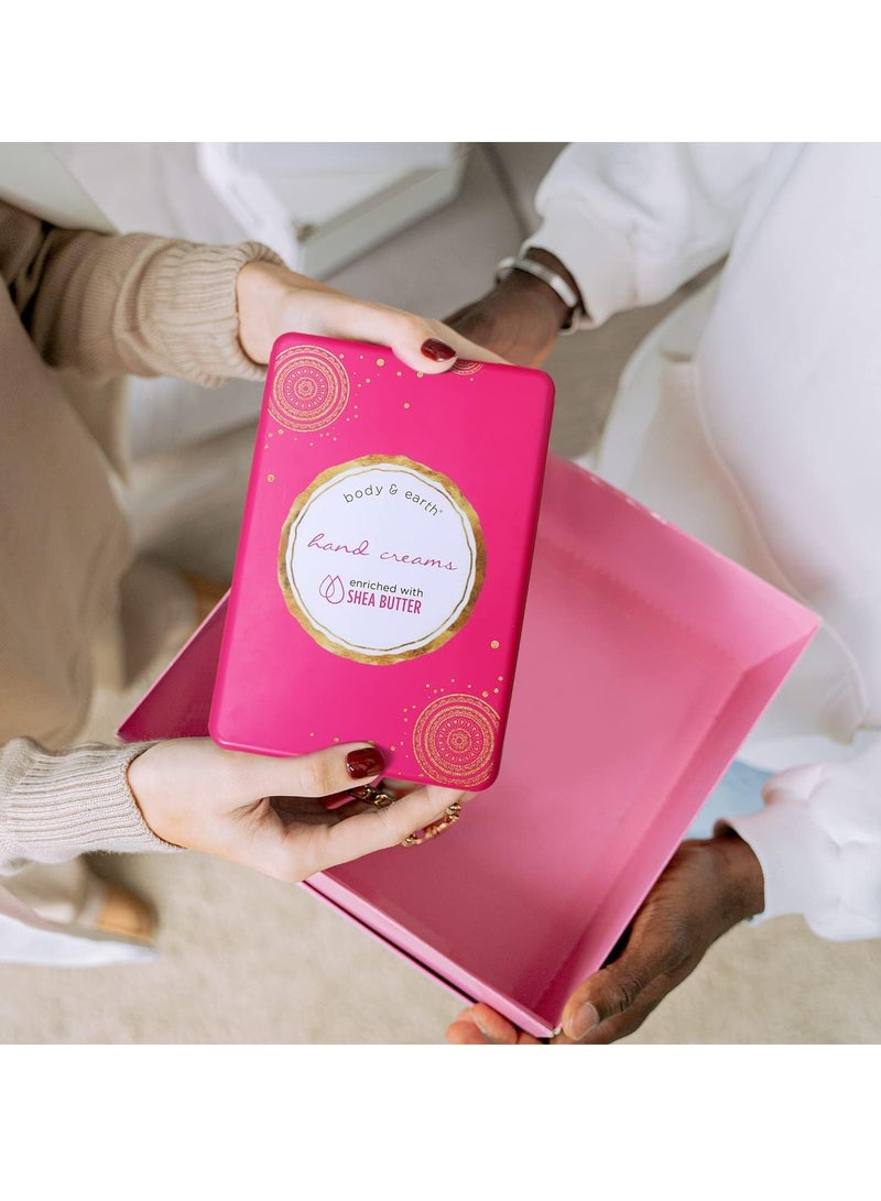 BODY & EARTH Hand cream for women,Hand Cream Gift Set Hand Lotion Gift Set for Women 6 Pcs Travel Mini Size Hand Cream for Dry Hands with Shea Butter and Glycerin (6x1.0 oz) - Image 5