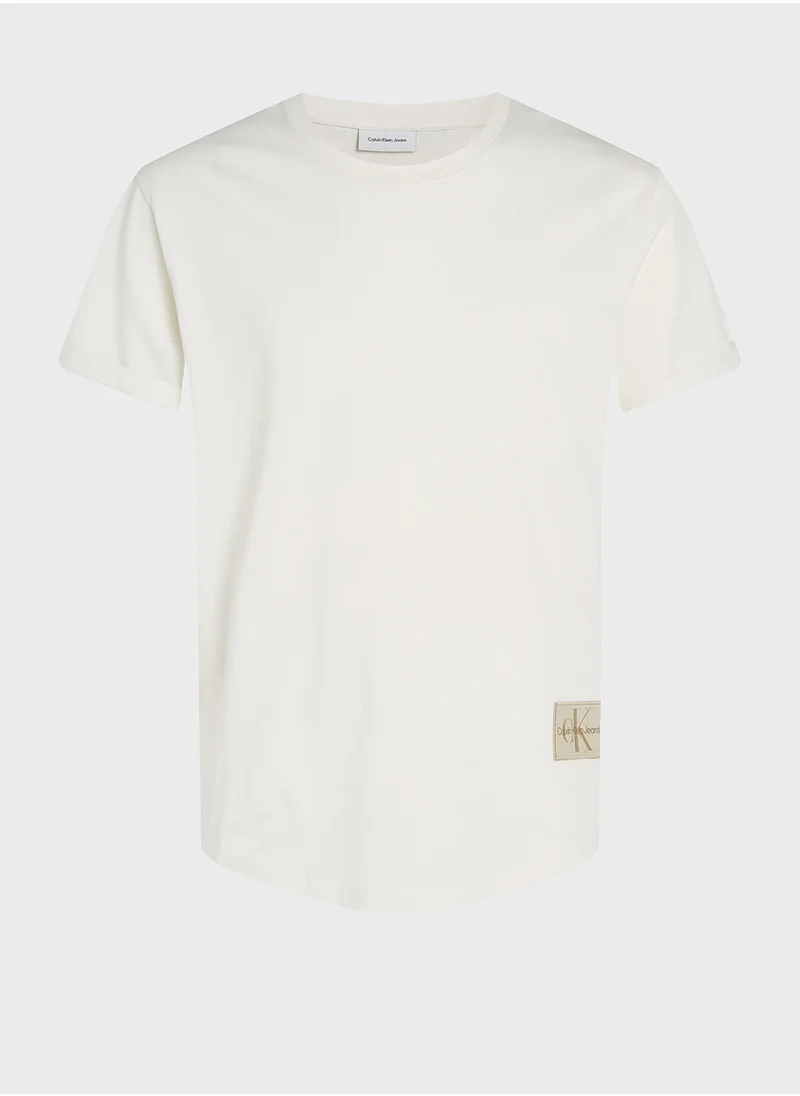 Calvin Klein Jeans Logo Print Crew Neck T-Shirt