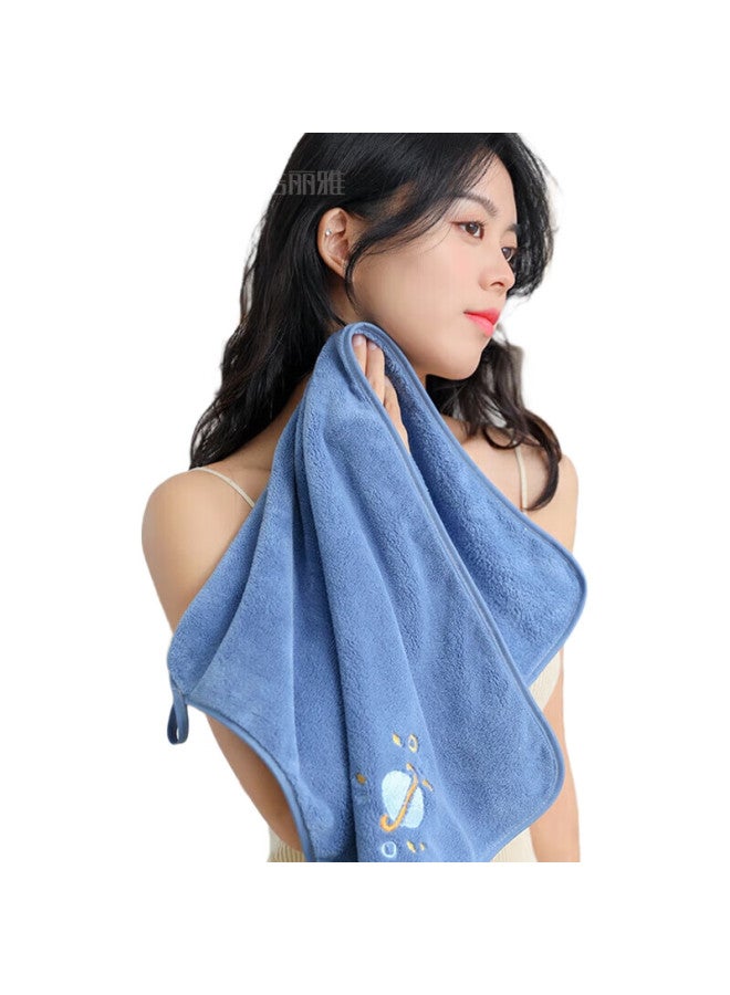 Grace Antibacterial Towels 3-Pack, Class A Soft Household Face Towels For Men And Women, Couples, Quick-Drying, Thick Embroidered Bath Towels - Image 2