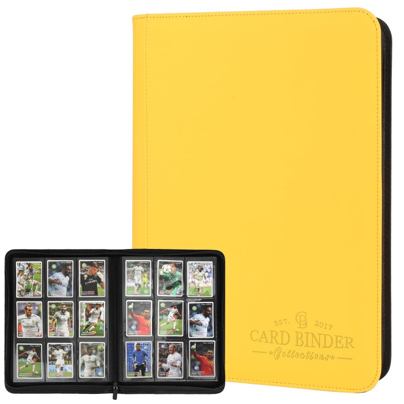 Foalgo Trading Card Binder Card Collection Binder Album Folder with 540 Side Loading Pockets 9 Pocket Trading Card Album Folder for TGCMTG Baseball Cards Yugioh - Image 2