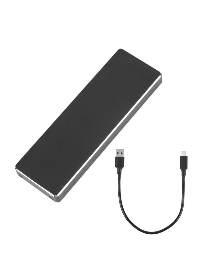 Private Model M.2 NVMe/NGFF Dual Protocol Solid State Hard Disk Box Type-c3.1 SSD Mobile Hard Disk Box-Color:NGFF/NVME Dual Protocol Black