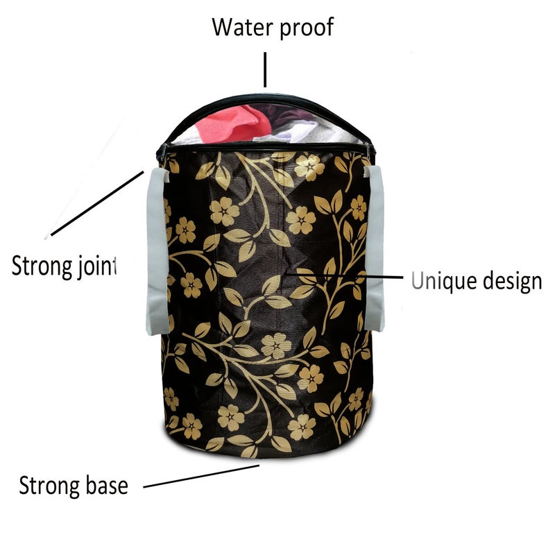 KANUSHI KANUSHI Industries Designer Laundry Bag1 Pc Waterproof Dustproof Top Load Semi Automatic Washing Machine Cover Suitable For 6 Kg 65 kg 7 kg 75 kgLBWASHINGSEMIBROWNRAJ - Image 4