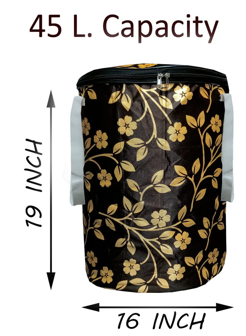 KANUSHI KANUSHI Industries Designer Laundry Bag1 Pc Waterproof Dustproof Top Load Semi Automatic Washing Machine Cover Suitable For 6 Kg 65 kg 7 kg 75 kgLBWASHINGSEMIBROWNRAJ - Image 3