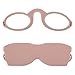 REAVEE Ultra Slim Armless Reading Glasses for Men Women Small and Flat Readers Compact Pocket Size with Stickon Case HolderPink 15 - Image 4