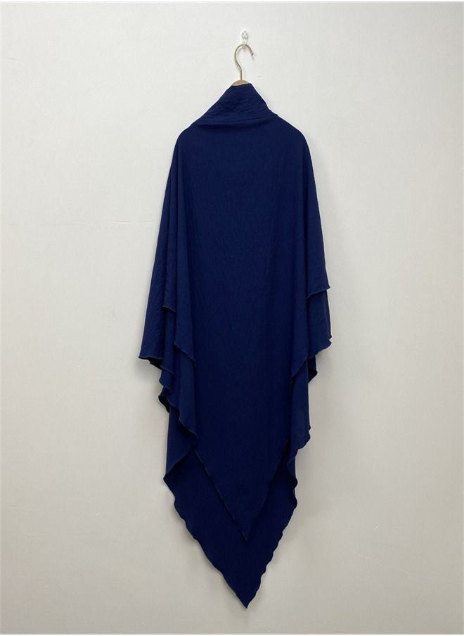 Loquat - Simple And Fashionable Solid Color Scarf Royal Blue - Image 1