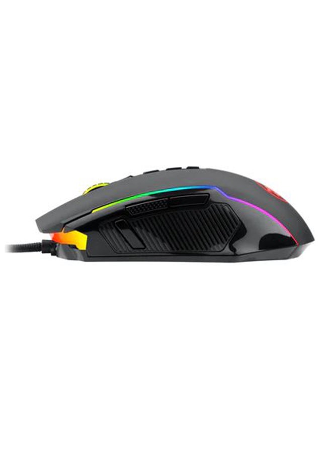 Redragon M910 Ranger RGB Gaming Mouse with Optical Sensor 12400 DPI, Comfortable Grip, 9 Programmable Buttons , Black - Image 3