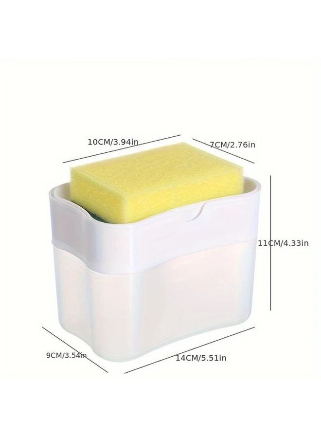 موزع الصابون الأوتوماتيكي الرمادي لغسيل الصحون والتنظيف في المطبخ - Image 4