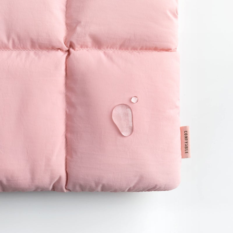 Comfyable Puffy Laptop Sleeve 13 Inch 14 Inch, Quilted Puffer Laptop Carrying Case for Women, Pillow Case Compatible with MacBook Air/Pro M5 M4 M3 M2 Pro/Max 2026, 13" MacBook Neo A18, Pink - Image 4
