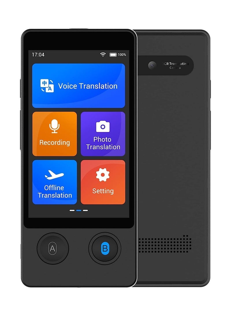 Offline Language Translator Device, Latest AI Voice Translator, 144 Languages and Accents 97% Accuracy with 3.7 inch Touchscreen Instant Two Way Translation, for Learning, Travel, No WiFi or SIM - pzsku/ZAF2B949AEBEBF66B16CFZ/45/_/1730811529/f34351b7-4373-4ee2-a81b-30bda760876c