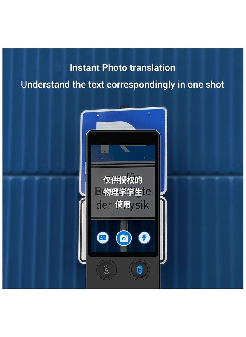 Offline Language Translator Device, Latest AI Voice Translator, 144 Languages and Accents 97% Accuracy with 3.7 inch Touchscreen Instant Two Way Translation, for Learning, Travel, No WiFi or SIM - pzsku/ZAF2B949AEBEBF66B16CFZ/45/_/1730811548/a368c669-59db-47ba-b815-b11df331d7aa