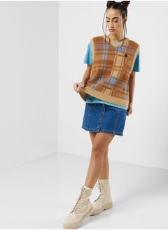 FINGERCROXX Checked Sweater Vest  - Image 4